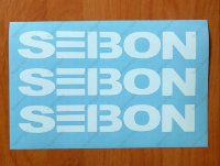 SEIBON Decal sticker Racing CARBON FIBER HOOD TRUNK SPOILER